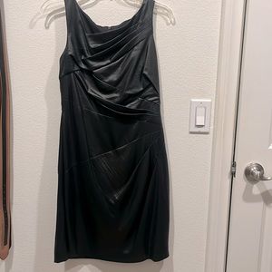 Vince Camino black cocktail dress.